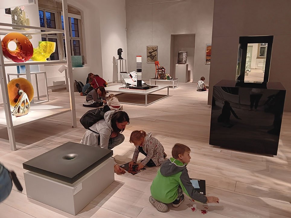 Za tajemstvím skla, pololetní prázdniny v muzeu