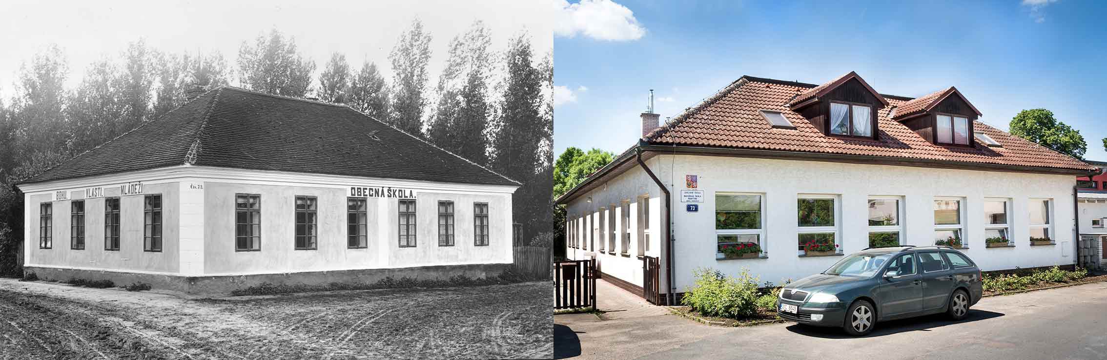 Rokytno, obecná škola, postavena 1881